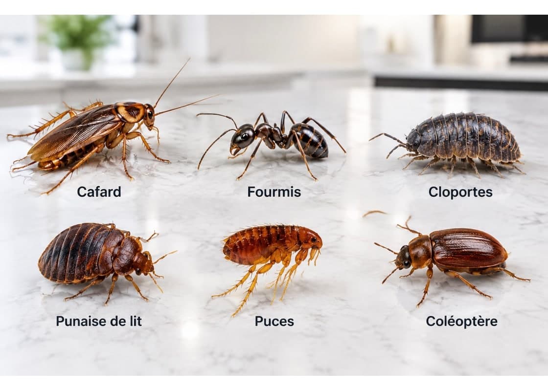 Les insectes rampants traités par H3 NuisiNord